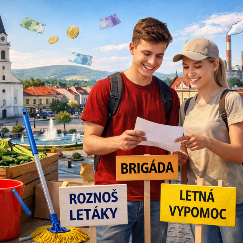 Brigády Rimavská Sobota: Zabudnite na 4 €/hod. Skúste zarobiť 500 € za tip